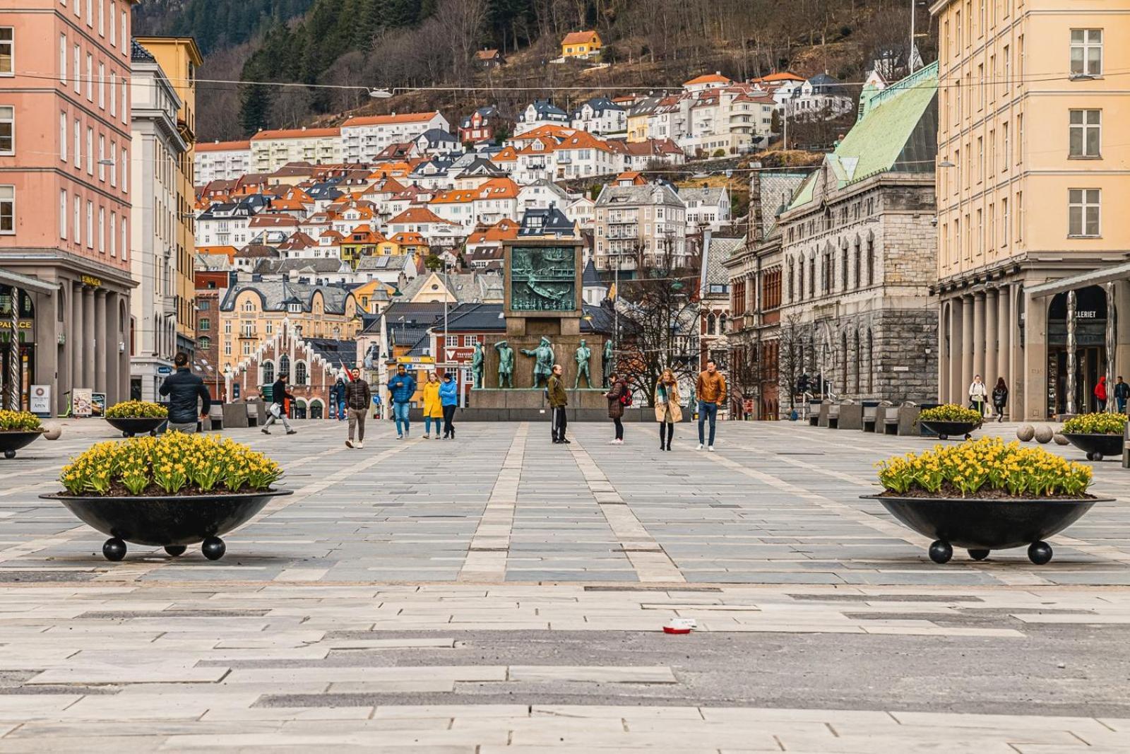 Explore The City! I 500M To Torget I Self Check-In Bergen Exterior foto